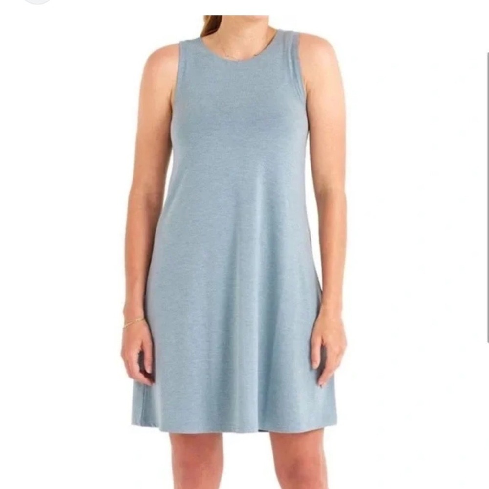 Free Fly‎ NWT Size Medium Bamboo Flex Silver Gray Mini Dress